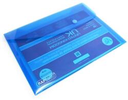 Rapesco Irattartó tasak, A5, patentos, RAPESCO "Eco", áttetsző vegyes színek (IR0689) - webpapir