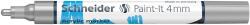 Schneider Dekormarker, akril, 4 mm, SCHNEIDER "Paint-It 320", ezüst (TSC320E) - webpapir