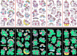  Világító tetoválás unikornis - partyzunk