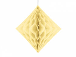  Papír gyémánt sárga 20 cm