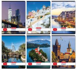 Herlitz City II A/4 81-32 lapos vonalas füzet (400200694)