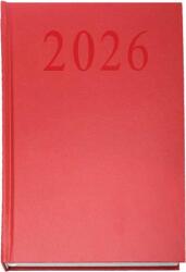  Naptár, tervező, A5, napi, 2026, bordó (SKDEAO2622) - webpapir
