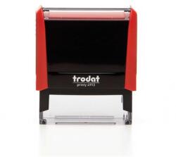 TRODAT Bélyegző, TRODAT "Printy 4913", piros ház, fekete párnával (IT4913P) - webpapir