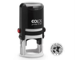 COLOP Bélyegző, kör, COLOP " Printer R 30", fekete cserepárnával (IC103000) - webpapir