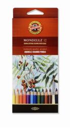 KOH-I-NOOR Akvarell ceruza készlet, KOH-I-NOOR "Mondeluz 3716/12" 12 különböző szín (TKOH371612) - webpapir