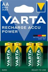 VARTA Tölthető elem, AA ceruza, 4x2100 mAh, előtöltött, VARTA "Power (VAKU02) - webpapir