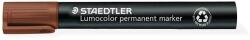 STAEDTLER Alkoholos marker, 2 mm, kúpos, STAEDTLER "Lumocolor® 352", barna (TS3527) - webpapir
