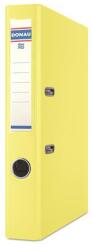 DONAU Iratrendező, 50 mm, A4, PP/karton, DONAU "Szivárvány", sárga (D3950S) - webpapir