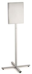 DURABLE Padlóállvány, kültéri, A3, DURABLE "INFO STAND", antracit-szürke (DB502957)