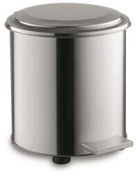  Pedálos tűzálló szemetes, ipari, fém, 50 l, ezüst (UVV11) - webpapir