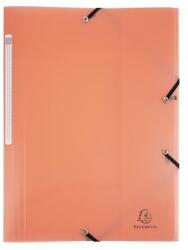 Exacompta Gumis mappa, PP, A4, EXACOMPTA "Chromaline Pastel", korall (EX55177E) - webpapir