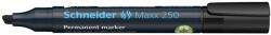 Schneider Alkoholos marker, 2-7 mm, vágott, SCHNEIDER "Maxx 250", fekete (TSC250FK) - webpapir