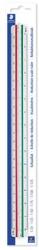 STAEDTLER Léptékvonalzó, építőipari, műanyag, STAEDTLER "Mars 561 (TS561981BK)