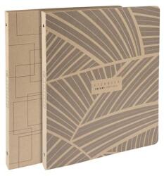 Exacompta Gyűrűs könyv, 4 gyűrű, 20 mm, A4, karton, EXACOMPTA "Eterneco", vegyes minta (EX51847E) - webpapir