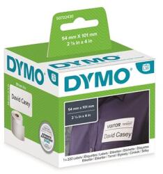 DYMO Etikett, LW nyomtatóhoz, 54x101 mm, 220 db etikett, DYMO (GD99014) - webpapir