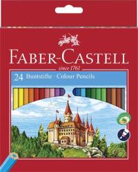 Faber-Castell Színes ceruza készlet, hatszögletű, FABER-CASTELL "Classic", 24 különböző szín (TFC120124) - webpapir
