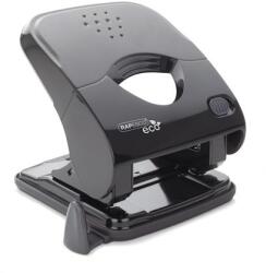 Rapesco Lyukasztó, kétlyukú, 40 lap, könnyített lyukasztás, antibakteriális, RAPESCO "ECO X5", fekete (IR1525) - webpapir