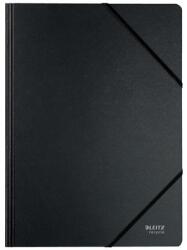 Leitz Gumis mappa, karton, A4, LEITZ "Recycle", fekete (E39080095) - webpapir