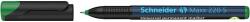 Schneider Alkoholos marker, OHP, 0, 4 mm, SCHNEIDER "Maxx 220 S", zöld (TSC220Z) - webpapir