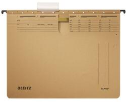 Leitz Függőmappa, gyorsfűzős, karton, A4, LEITZ "Alpha", natúr (E19140000)