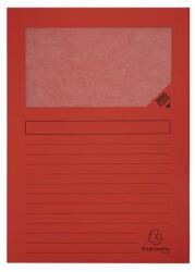 Exacompta Mappa, ablakos, karton, EXACOMPTA "Forever®", piros (EX50105E) - webpapir