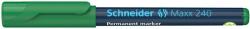 Schneider Alkoholos marker, 1-2 mm, kúpos, SCHNEIDER "Maxx 240", zöld (TSC240Z)