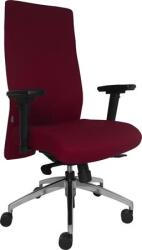  Irodai forgószék, fém lábkereszt, magas háttámla, ülésmélység állítás "Boston", bordó (BBSZV430)