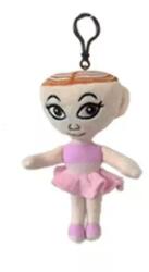 Talent Show Italian Brainrot kulcstartó, plüss, 10 cm - Ballerina Cappuccina (IBRBC) - jateknet