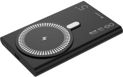 Tracer AirMag2, 5000 mAh, MagSafe, PD20W + 15W, Vezeték nélküli, Fekete, PowerBank (TRABAT47645)