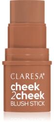 Claresa Cheek 2 Cheek crema Bronzantã stick culoare 01 Neutral Sand 6 g