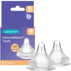 Lansinoh NaturalWave биберон за шише Medium 2 бр