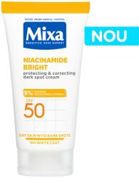 Mixa Niacinamid Bright krém a pigmentfoltok védelmére és korrekciójára, SPF 50-nel, 50ml