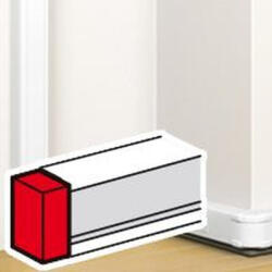 Legrand végzáró 130x50 mm antimikrobiális csatornához - 75707 (075707)