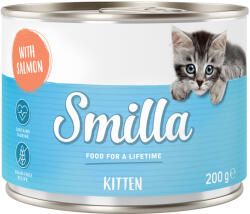 Smilla 6x200g Smilla Kitten lazac nedves kölyökmacskatáp