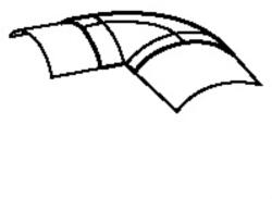 Legrand DLP taposócsatorna kanyarelem 50x12 - 30011 (030011)