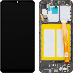 MP Display cu Touchscreen MP compatibil cu Samsung Galaxy A20e A202, cu Rama, Negru - gsmnet