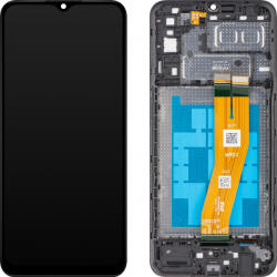 MP Display cu Touchscreen MP compatibil cu Samsung Galaxy A04e A042, cu Rama, Negru - gsmnet