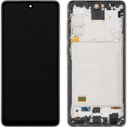 MP Display cu Touchscreen MP compatibil cu Samsung Galaxy A72 5G A726 / A72 A725, cu Rama, Negru - gsmnet