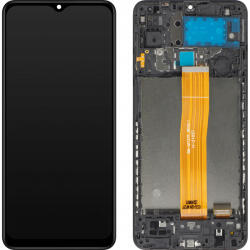 MP Display cu Touchscreen MP compatibil cu Samsung Galaxy M12 M127, cu Rama, Negru - gsmnet