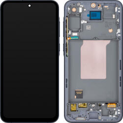 MP Display cu Touchscreen MP compatibil cu Samsung Galaxy A55 5G A556, cu Rama, Negru - gsmnet