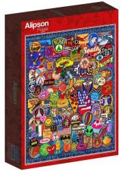 Alipson Puzzle 1000 db-os puzzle - Patch Crazy (50153) (50153)