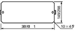 Schneider Electric PanelSeT PLA - NSYPMP500DLP fém szerelőlap (NSYPMP500DLP)
