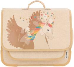 Jack Piers Servietă școlară Schoolbag Paris Large Unicorn Jack Piers design ergonomic de lux de la 6 ani 32*15*38 cm (JPPAL24507)