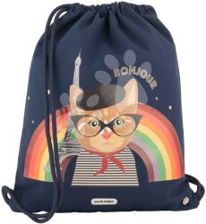 Jack Piers Sac pentru încălțăminte și trening Gym Bag Paris Cat Jack Piers design ergonomic de lux de la 2 ani 44*36 cm (JPGY024514)