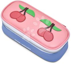 Jeune Premier Penar școlar Pencil Box Cherry Pink Jeune Premier design ergonomic de lux 22*7 cm (JPPB024234) Penar