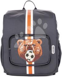Jack Piers Ghiozdan școlar Backpack Berlin Soccer Bear Jack Piers design ergonomic de lux de la 6 ani 36*13*29 cm (JPBE024519)
