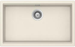 SCHOCK Schock Lahti N-100XL konyhai mosogatótálca Cristalite Vanilla 756 x 456 mm, gránit kompozit, hagyományos beépítés/munkalap alá építés, világos bézs (LAHN100XLVANI)