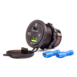  Usb Töltő Beépíthető Dupla (0502857) (0502857) - aqua