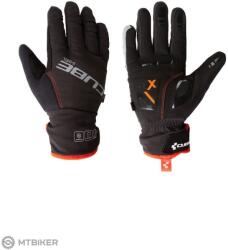 CUBE Natural Fit X-Shell kesztyű, fekete/piros (S)