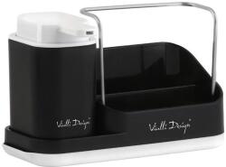 Vialli Design rendszerező, LIVIO DUO_8296, fekete, adagolóval (34728296)